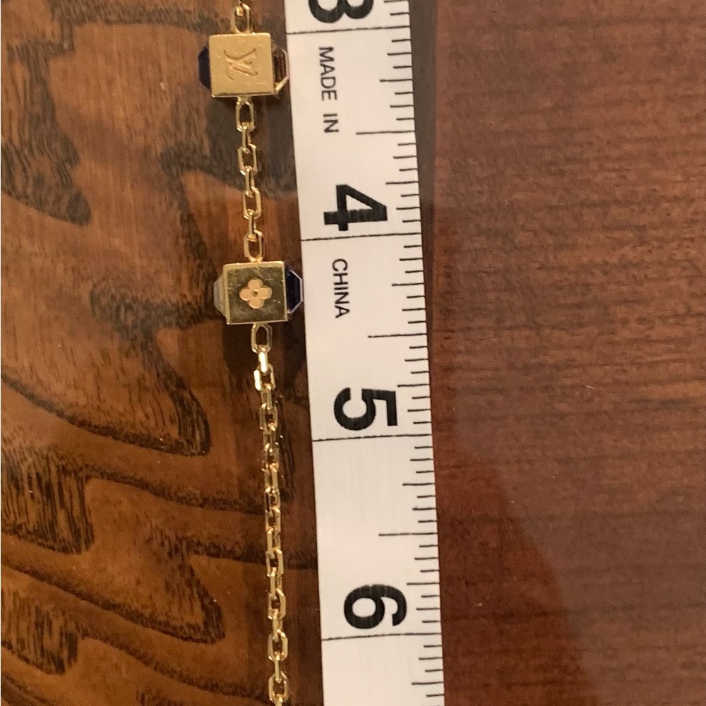 LOUIS VUITTON BRACELET GOLD & PURPLE - Picture 8 of 13